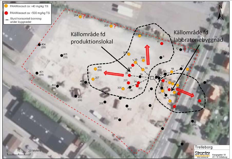 Trelleborgs kommun Sida 5 av 20 811-035 3 Syfte Det huvudsakliga syftet med nu genomförda provtagningar är att få ett tillräckligt underlag för att kunna besvara vilka miljö- och hälsorisker som