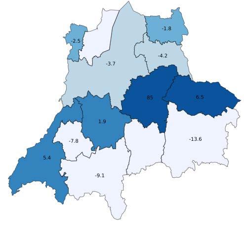 Gästnätter i Jönköpings län, jan-jul 2018 1 041 169 gästnätter (-2,4 %, -25 822 st)