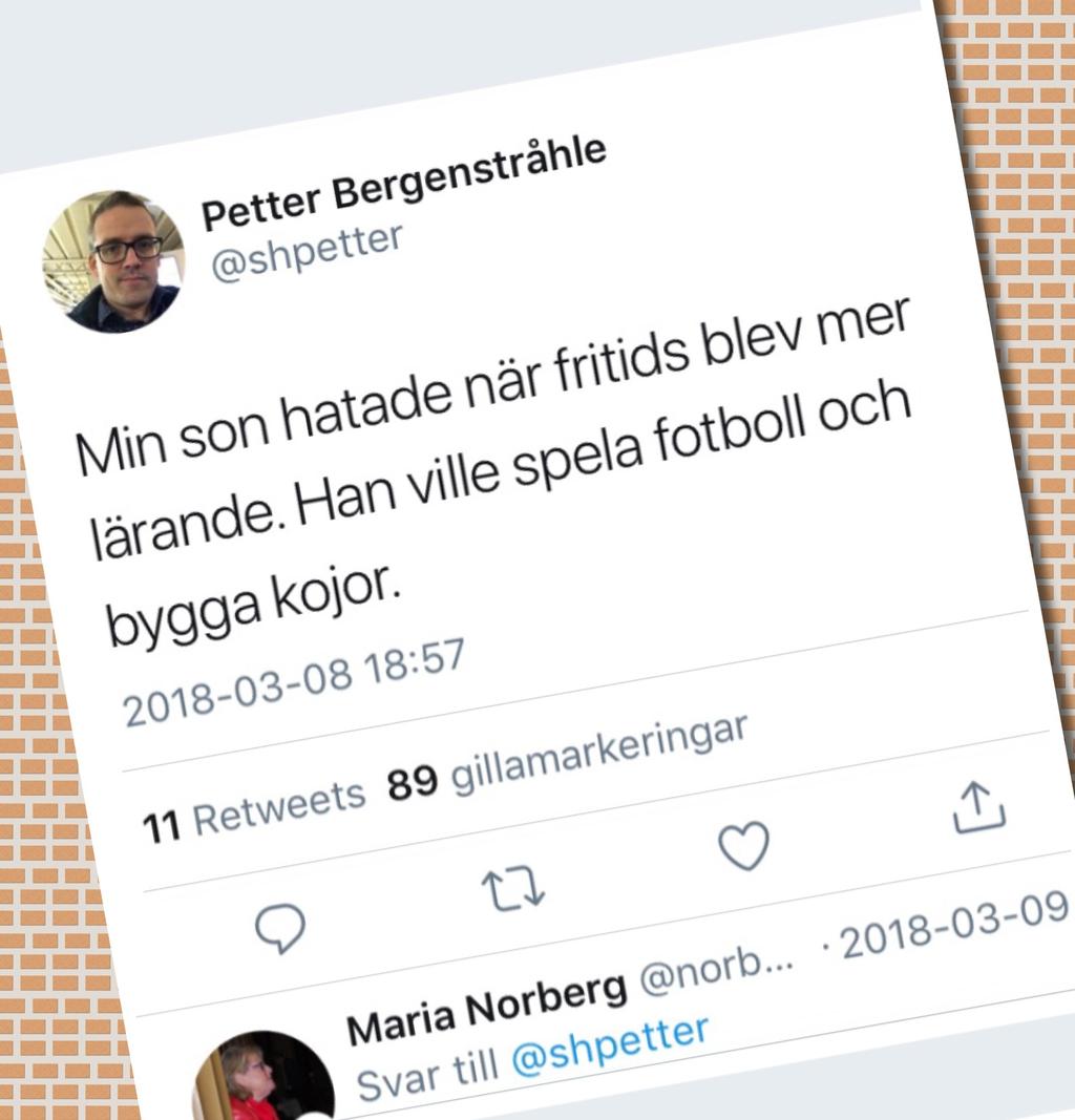 2018-10-18 Visible learning/synligt lärande John Hatties forskning om elevers lärande visar att lärarens syn på och strategier för elevens lärande är viktiga att