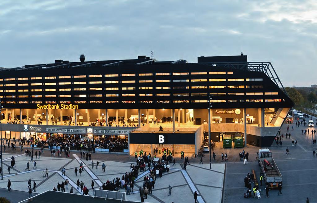 SWEDBANK STADION, MALMÖ Leverans av brand-