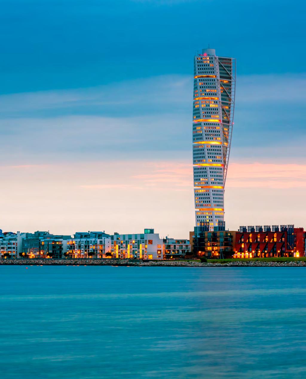 6 TURNING TORSO, MALMÖ Lugn, det brinner inte det bara lyser!