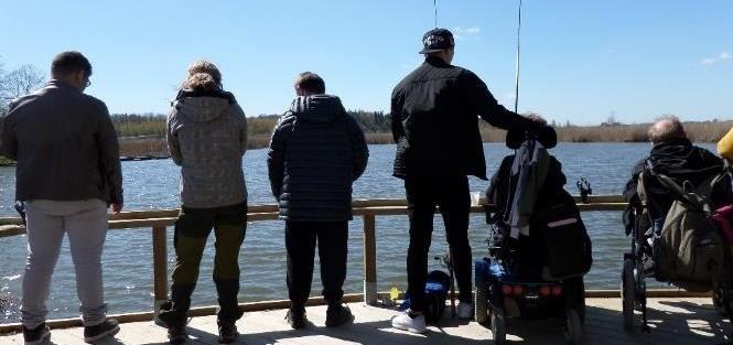 Föreningen Å-Fiske lånade ut fiskeutrustning och
