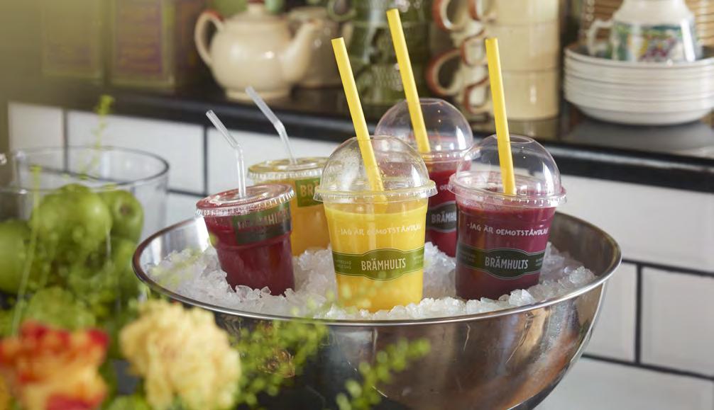 MED SMAK AV NORDIS BÄR SMOOTHIES Brämhults smoothies är gjorda på 100 % frukt och VITAMIN SMOOTHIE ARTIKELNR 1004761 grönt.