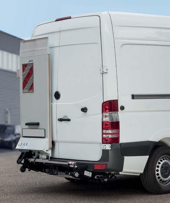 Bär VanLift FreeAccess BC 600 A2V Den geniala lösningen för skåpbilar måste lasta på och av pallar eller rullcontainrar, erbjuder Bär VanLift FreeAccess oöverträffade friheter vid användning av