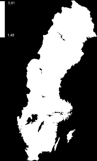 Andelen av alla som dödas i vägtrafiken och som är barn har minskat från runt 11 13 % på 198-talet till runt 4 6 % idag.