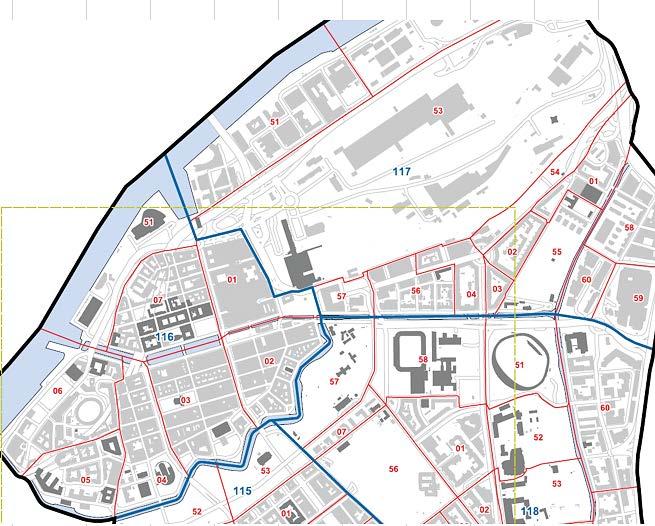 16 Figur 3-2 Bilinnehavet baseras på antal bilar i trafik i samtliga basområden inom primärområde 116 samt de basområden som i primärområde 117 som ligger närmast utredningsområdet och avgränsas av