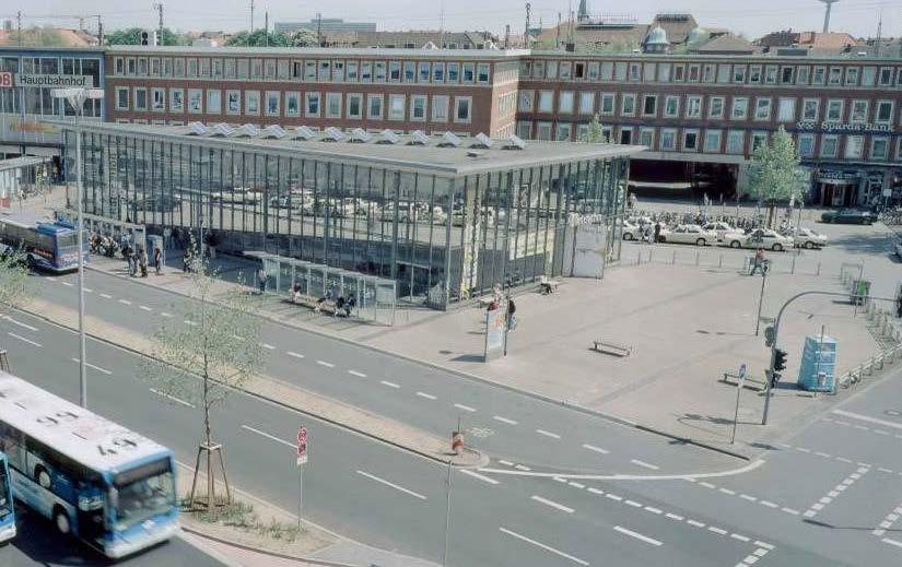 52 Münster I Münster finns exempel på cykelstationer som får synas i stadsrummet.