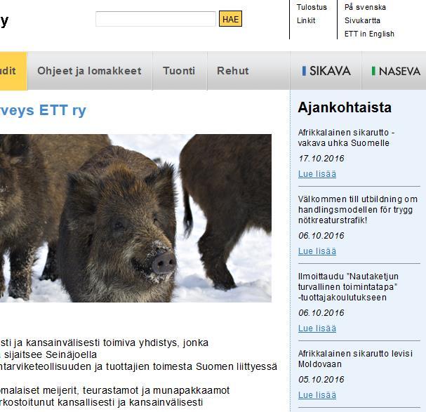 19 informationsmöten för producenter och 2 för jägare - Fortsätter med SSY
