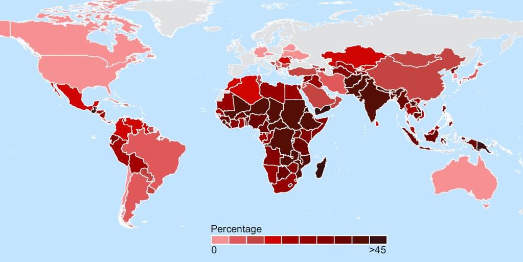 bristvara Efterfrågan på primärenergi i Afrika förväntas öka med 400% mellan 2010 och 2040 Klimatpåverkan, t ex torka och