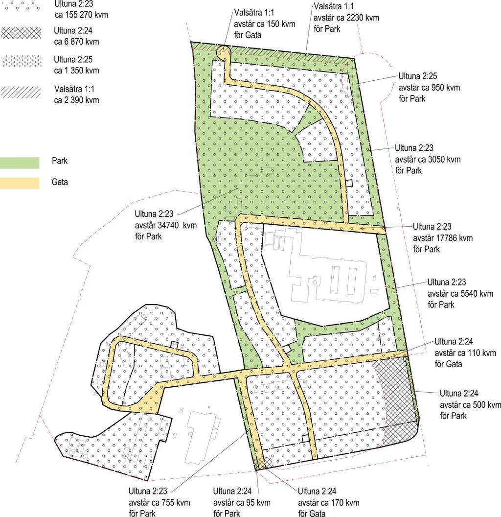 Konsekvenser för fastigheter inom planområdet Detaljplanen innebär bland annat att Genetiska trädgården, som idag ägs av Akademiskahus, övergår till kommunal mark.