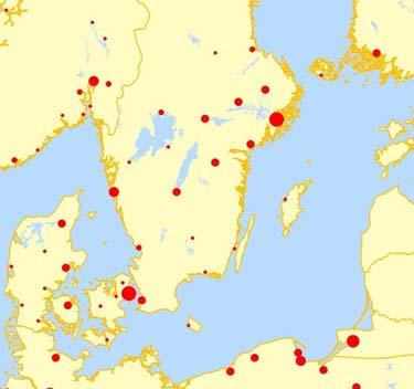 Norrland-Göteborg (Godsstråket genom Bergslagen/Västra stambanan) Bergslagen-Göteborg (Väster om Vänern) Strategiska relationer Göteborg-Mälardalen 1 Mälardalen-Skåne 2 Göteborg-Skåne 3 Oslo-Göteborg