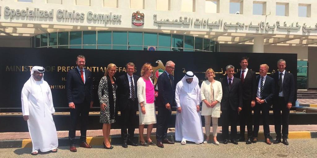 INTERNATIONAL INTERNATIONAL GHP har länge varit aktiva i Förenade Arabemiraten (UAE), men tog ett stort steg med det managementkontrakt för driften av fyra sjukhus som skrevs på sent 2015.