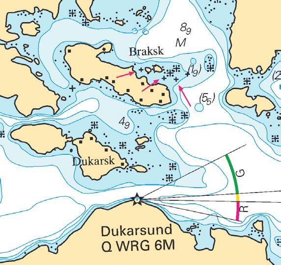 5 Nr 319 Bottenhavet / Sea of Bothnia * 6611 Sjökort/Chart: 532 Sverige. Bottenhavet. Iggesund. N om Brakskär.