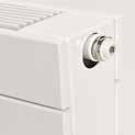 För att erhålla en elegant rörinstallation är PURMO Kon försedd med ett integrerat ventilkoppel, vilket kompletteras med ventilinsats och termostat för att skapa ett behagligt inomhusklimat.