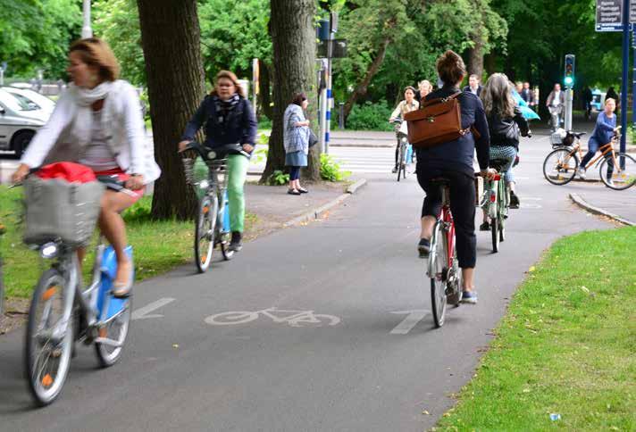 Resor Fler mätplatser är på gång Cykelflöde vardagar 2016 (fallande ordning) De senaste åren har vi fått allt bättre kontroll på våra cykelmätstationer tekniken har förbättrats liksom våra rutiner