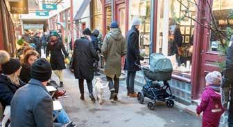 Stadsrum - Hela staden GÅNGVÄNLIGHETEN VARIERAR I OLIKA OMRÅDEN De flesta göteborgare tycker att deras närmiljö är gångvänlig. Nöjdheten skiljer sig dock åt beroende på var i staden man bor.