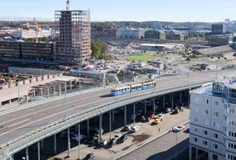 Stadsrum - Centrala stadsmiljöerna KOMMUNIKATION OCH TRANSPORTER MÅSTE FUNGERA I BYGGTIDER Infrastrukturprojekten i Västsvenska paketet innebär att Göteborg nu gått in i en lång period av omfattande