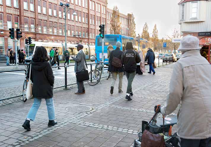 Resor RESOR TILL FOTS HAR POTENTIAL I dag mäter vi inte gångresor kontinuerligt.