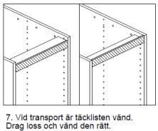 004239605 Snäppbeslag Till mikro/fläktskåp/ugnskåp TORGET 006137630 KANTLIST (kantband) 19 mm / 5 meter TORGET 006525611 FARG50