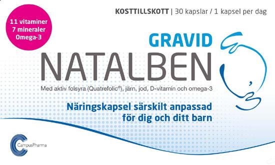 Kosttillskott ersätter inte en varierad kost utan bör kombineras med en mångsidig och balanserad kost samt en hälsosam livsstil. Tala med din barnmorska om du har frågor.