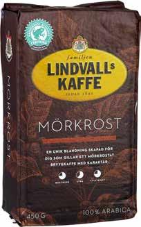 Kaffe Lindvalls, 450 g. Jmf: 42:22.