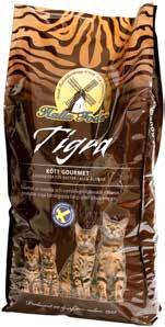 Att foderkulorna är spröda, knapriga och dessutom har en hög smältbarhet gör att du som kattägare kan känna dig trygg med att din katt kommer att älska Tigra.