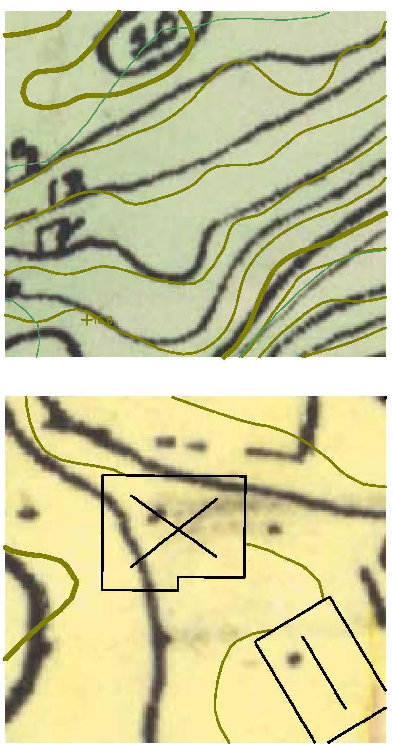 Naturmark Avstyckad tomt med byggrätt Skala 1 :1000 i A3 o 1o 20 30 40 50 100 m