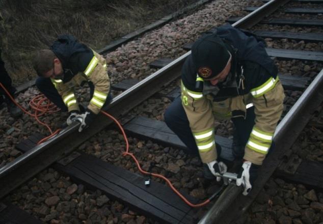 Genomförd utbildning i Arbetsjordning och arbete på väg och spårområde Mellan september december 2014 genomfördes 43 utbildningstillfällen och 658 brandbefäl utbildades Under 2015 genomfördes 37