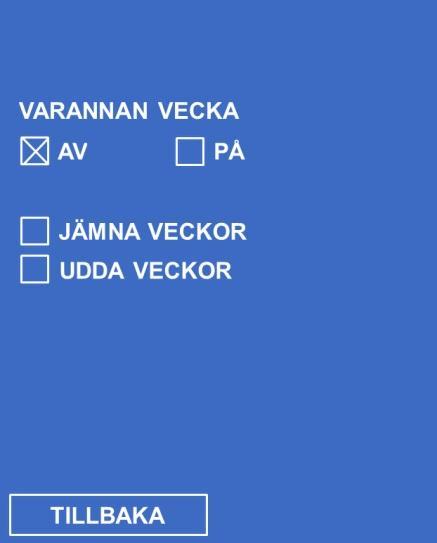 INSPELNING När man trycker på cirkeln på pekskärmen visas en ny inspelningsmeny. Stor fylld vit cirkel (tryck och håll för inspelning av meddelande).