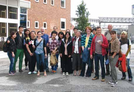 Besök av forskare från Kanada och Japan Den 2 juli fick SP Processum besök av 19 forskare från Kanada och Japan, vilka var på genomresa till seminarium på UPSC, Umeå Plant Science Centre, i Umeå.