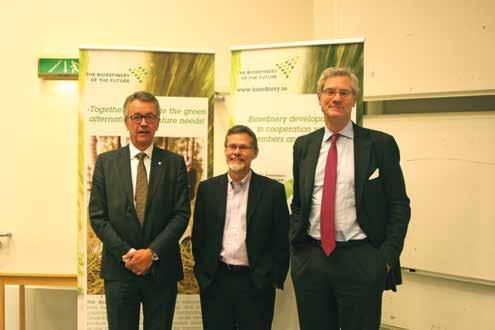 TIOÅRSJUBILEUM De första tio åren firades i Umeå SP Processum firade den 9 oktober de första tio åren med ett framtidsseminarium, invigning av BioEndevs och SP Processums torrefieringspilot samt en