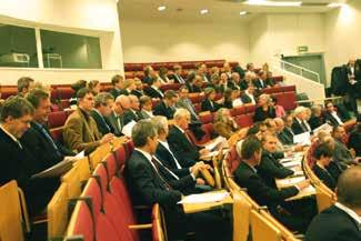 Till framtidsseminariet hade tre talare engagerats; Per-Olof Wedin, Koncernchef Sveaskog, Magnus Hall Koncernchef Holmen och professor Paul Stuart École Polytechnique Montreal.