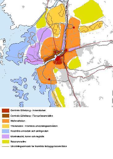 En nära storstad Göteborg 2035 Ca 700 000 göteborgare 70 80 000 nya bostäder, varav ca 50 000 i den redan byggda