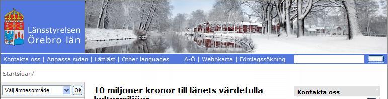 menyn samt valboxmenyn Ovan