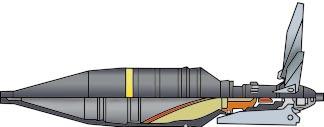 Ammunition Ammunition Patron och granat Enhetspatronen, som är fabriksladdad i eldröret, består av spårljuspansarspränggranat och patronhylsa med anfyringsladdning och drivladdning.