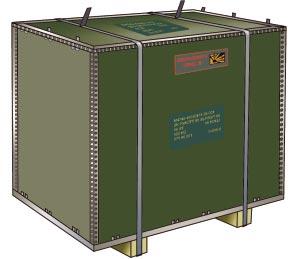 Förpackning Förpackning Vid tillverkningen packas vapnet i en så kallad enhetslast (låda) som rymmer 16
