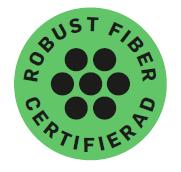 Robust fiber Certifiering och utbildning Robust fiber företagscertifikat anläggning Robust fiber utbildningsbevis anläggning Anläggningstekniker mfl. Q1 2017 Möjligt att ansöka nu!