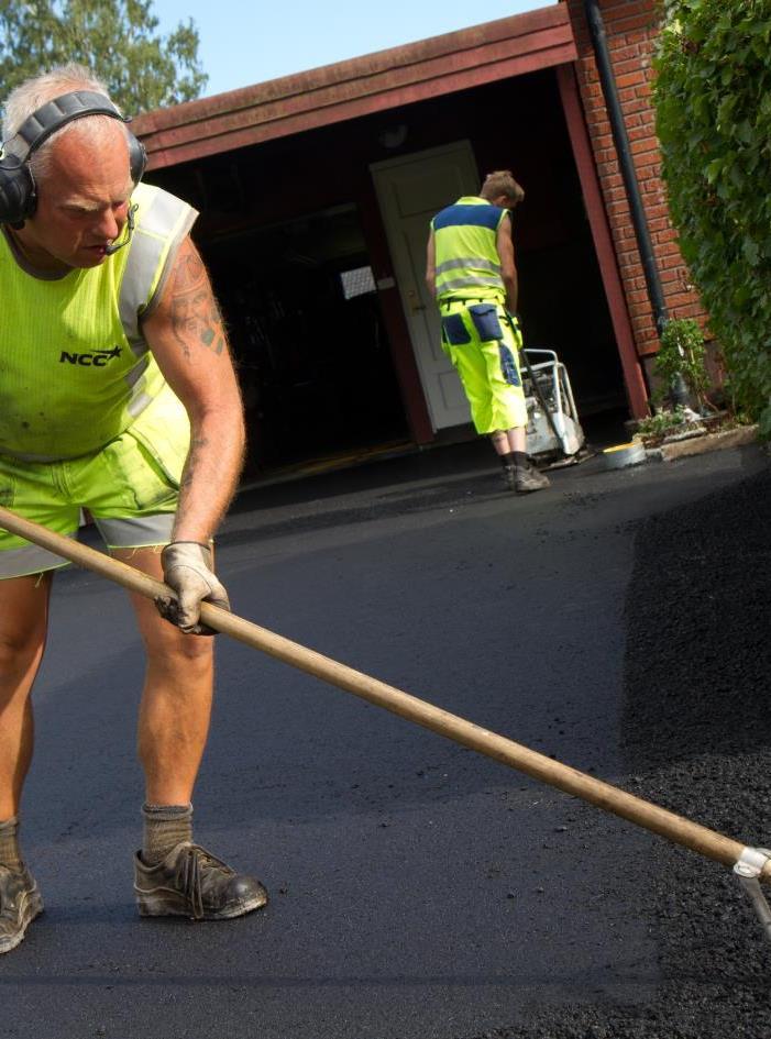 Kundmix Stenmaterial, asfalt, beläggning och vägservice, andel omsättning 2012