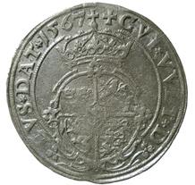 STOCKHOLM. 1 ½ mark 1562. SM 20.