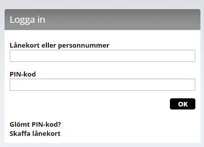 Glömt PIN-kod 2 GLÖMT PIN-KOD BOOK-IT 9.0 krävs.