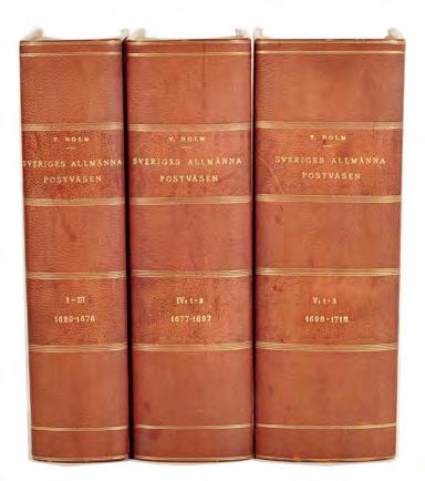 7. 10. HJELT, O. E. A. Svenska och finska medicinalverkets historia 1663 1812. I-III. Helsingfors, 1891-93. (6),VIII,564 + (2),XI,(1),616 + (4),XIII,(1),793 s.