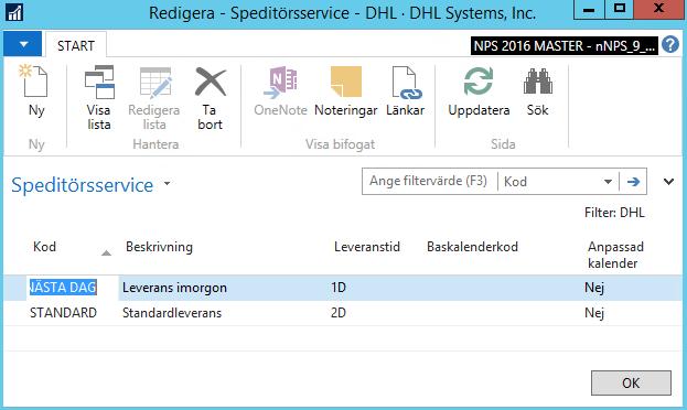 I en baskalender kan du ställa in vilka dagar som anses som arbetsdagar och vilka som ej gör det.