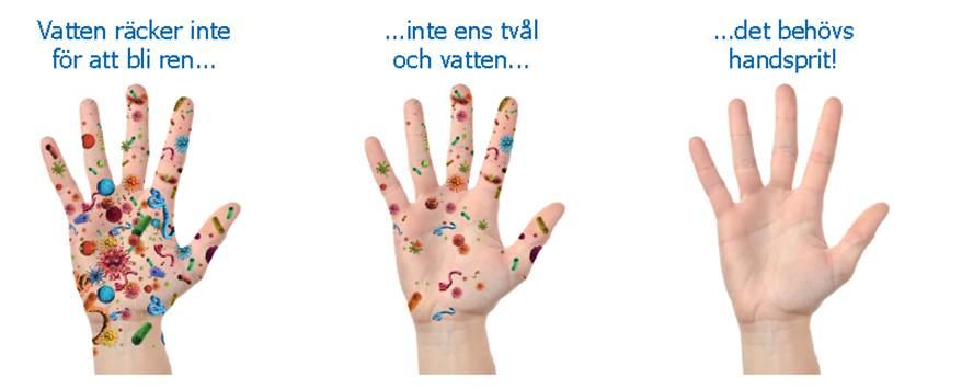 Handhygienens dag 4/5 rena händer räddar liv Detta uppmärksammas internationellt den 5/5, www.cleanhandssavelives.org Kom och träffa oss från Smittskydd och vårdhygien fredagen den 4/5.