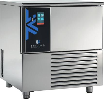 Blast Chiller/Freezer Evox FT - kombinerad blastchiller/blastfreezer - rostfritt in- och utvändigt AISI 304 8/0 - formpressad botten med avlopp - kärntemperaturgivare - digitalstyrning touch & go``,