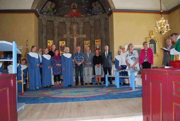 Ni som nu lämnar kyrkvärdsämbetet har också varit goda ambassadörer för kyrkan och skött era uppgifter med både noggrannhet och glädje.