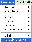 Systemet är kontrollberäknat, avvikelse mellan kryssbild och delning Vänster: