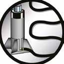 Om cylindern måste kopplas ifrån med tryck skall avstängningsventil som håller kvar trycket i