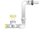 Vattenlås Vattenlås till aggregatets kondensavlopp i dimension DN32.