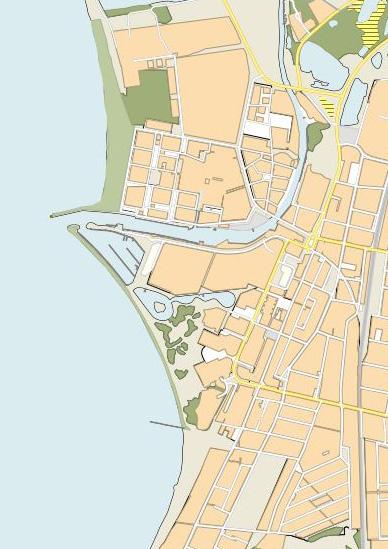 DET ÄR HÄR D KRAFTEN Strandvägen Centrumgatan HAVSBLICK CENTRUMTORGET STRANDKYRKAN LOMMA