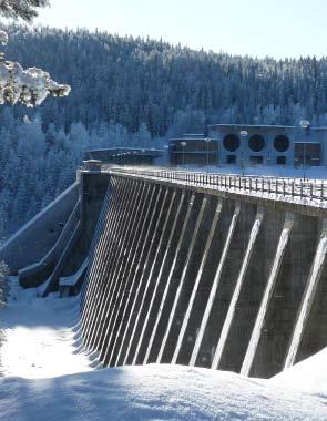 Skräddarsydda klättrare I Västernorrlands län ligger Storfinnforsen och Ramsele, två av E.ONs största vattenkraftverk.